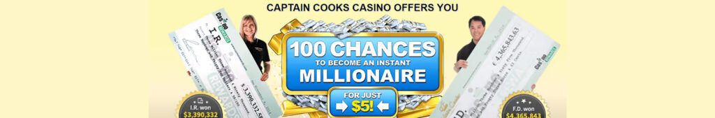 Captain Cooks Casino Bonus
