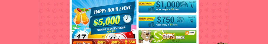 Canadian Dollar Bingo no deposit bonus