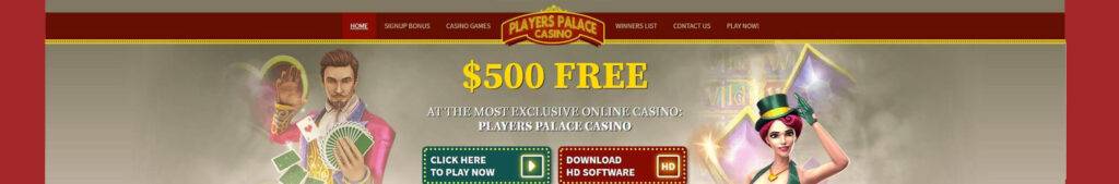 Players Palace Casino Bonus