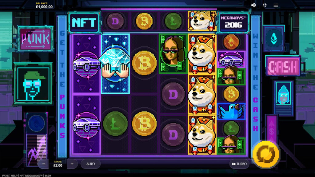 NFT slot machine Crypto Casino
