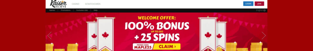 Kaiser Slots Casino Bonus