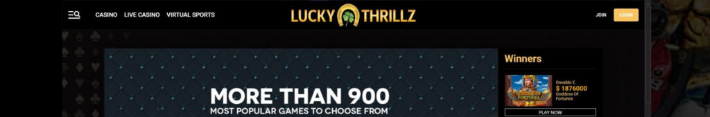 Lucky Thrillz Casino Games