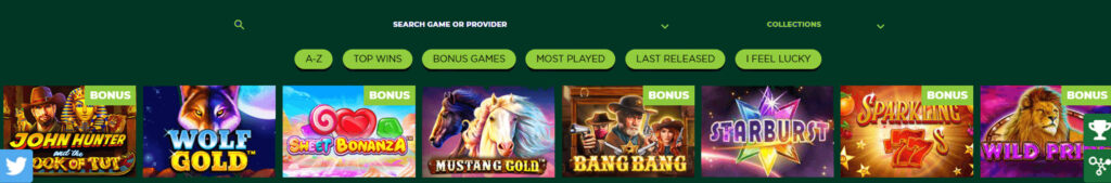 LuckyZon Casino Games