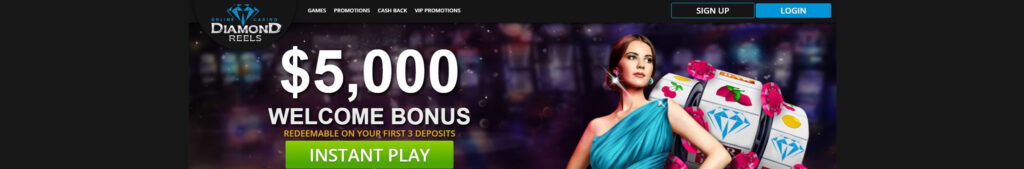 Diamond Reels Casino Bonus