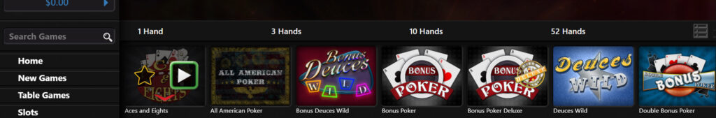 Red Dog Casino Games