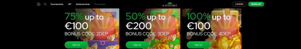 Katsubet Casino Bonus