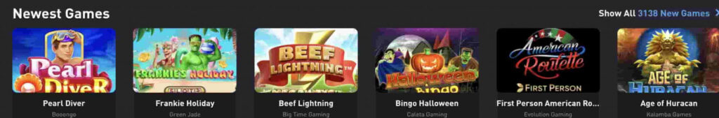 Rocketpot Casino Games