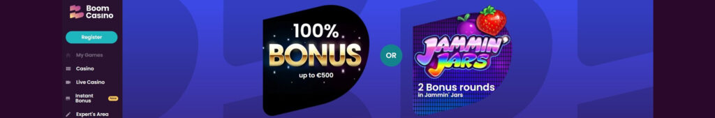 Boom Casino Bonus