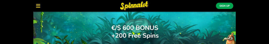 Spinnalot Casino Bonus