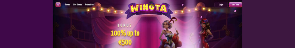 Winota Casino Bonus