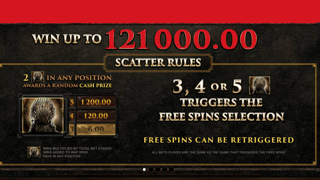 Game of Thrones Slot For Free