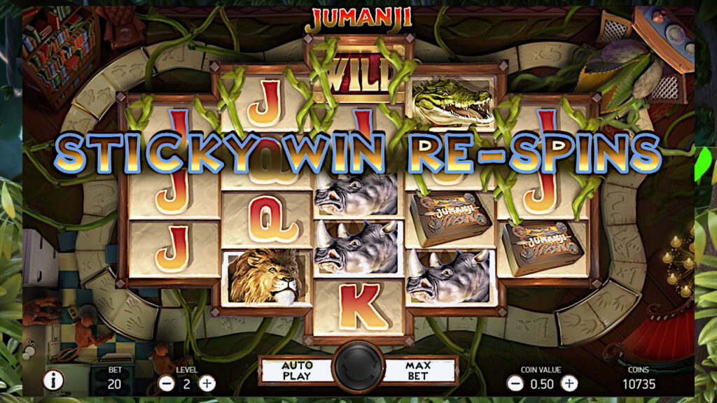 Jumanji Slot Bonus