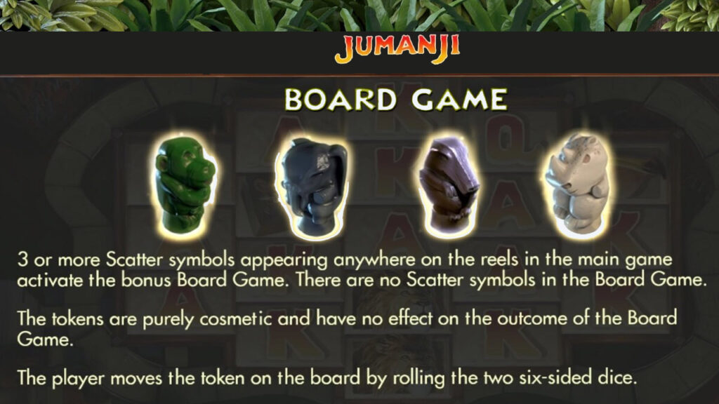 Jumanji Slot Payouts