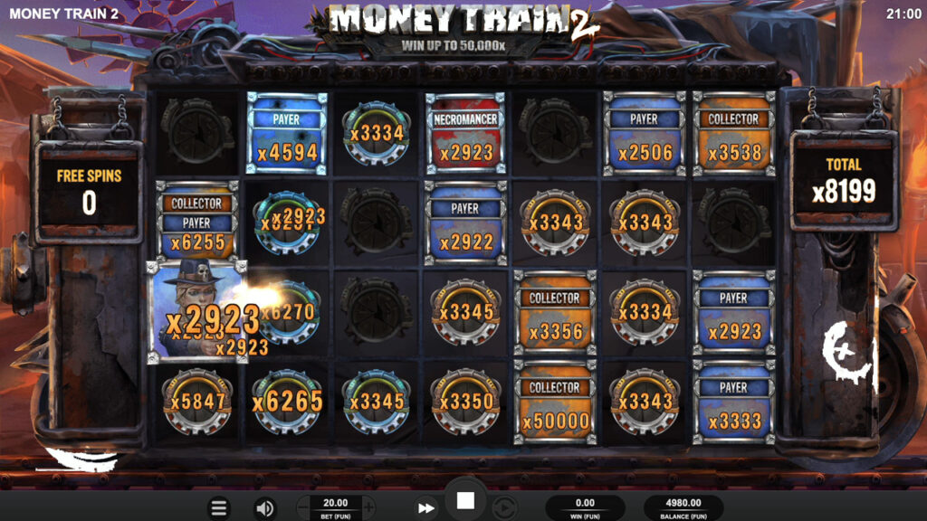 Money Train 2 Slot Bonus