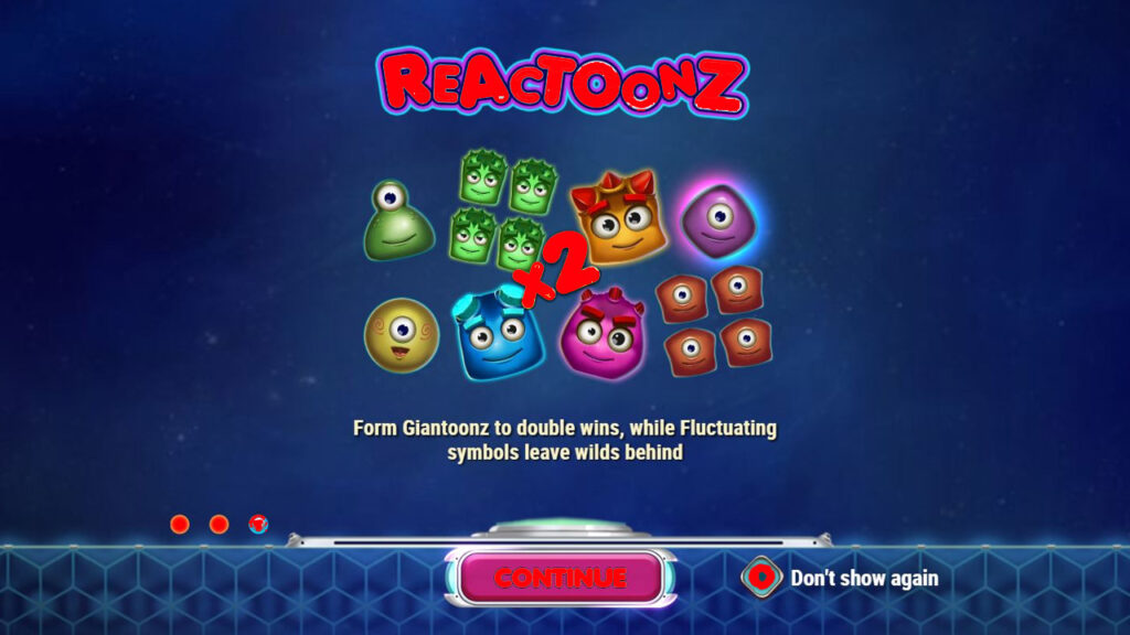 Reactoonz Slot Overview