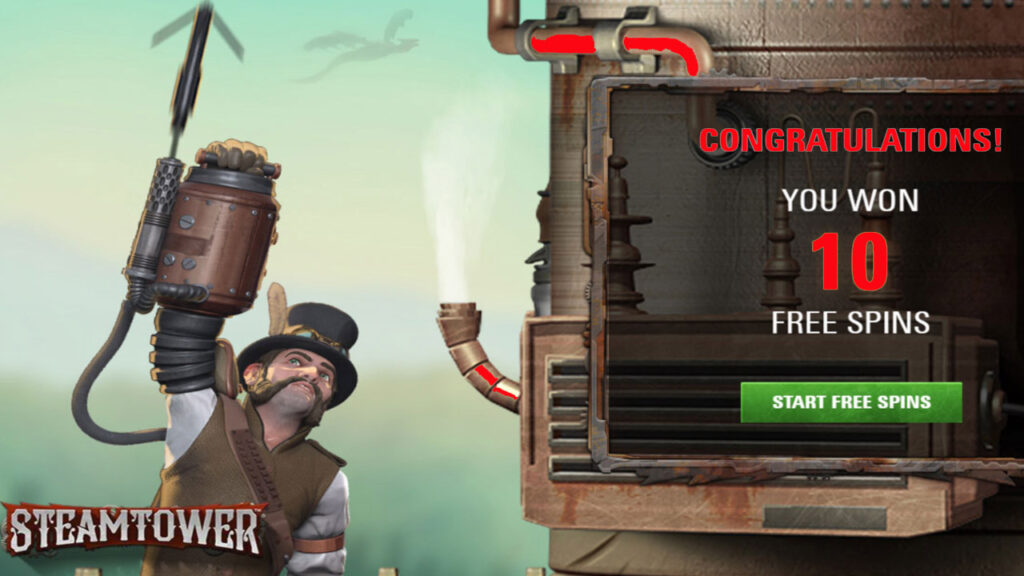 Steam Tower Slot Bonus