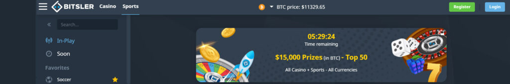 Bitsler Casino Bonus