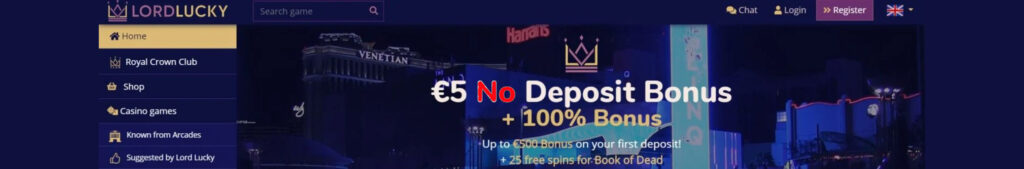 Lord Lucky Casino Bonus