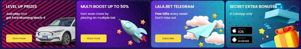 LalaBet Casino Promotions