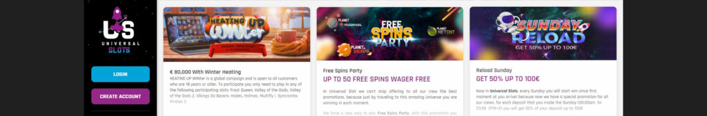 Universal Slots Casino Promotions